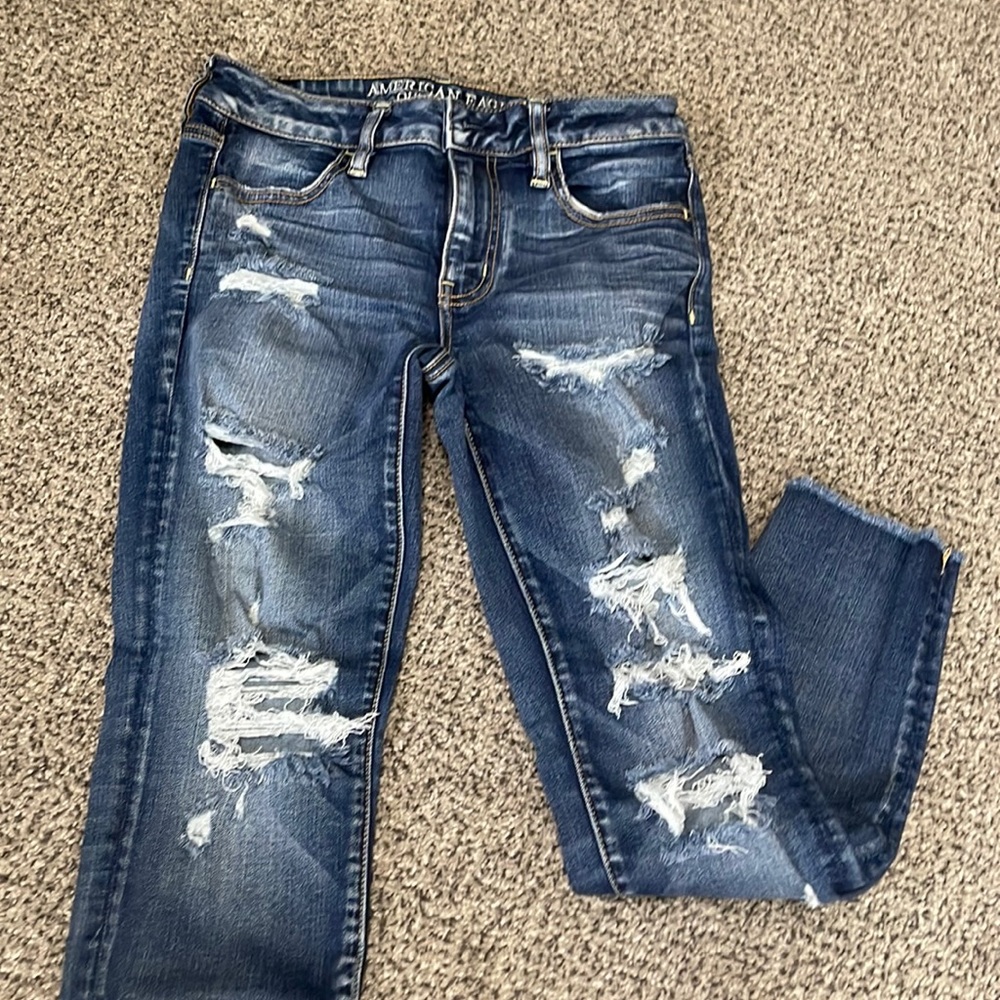 American Eagle Super Stretch Jegging Crop